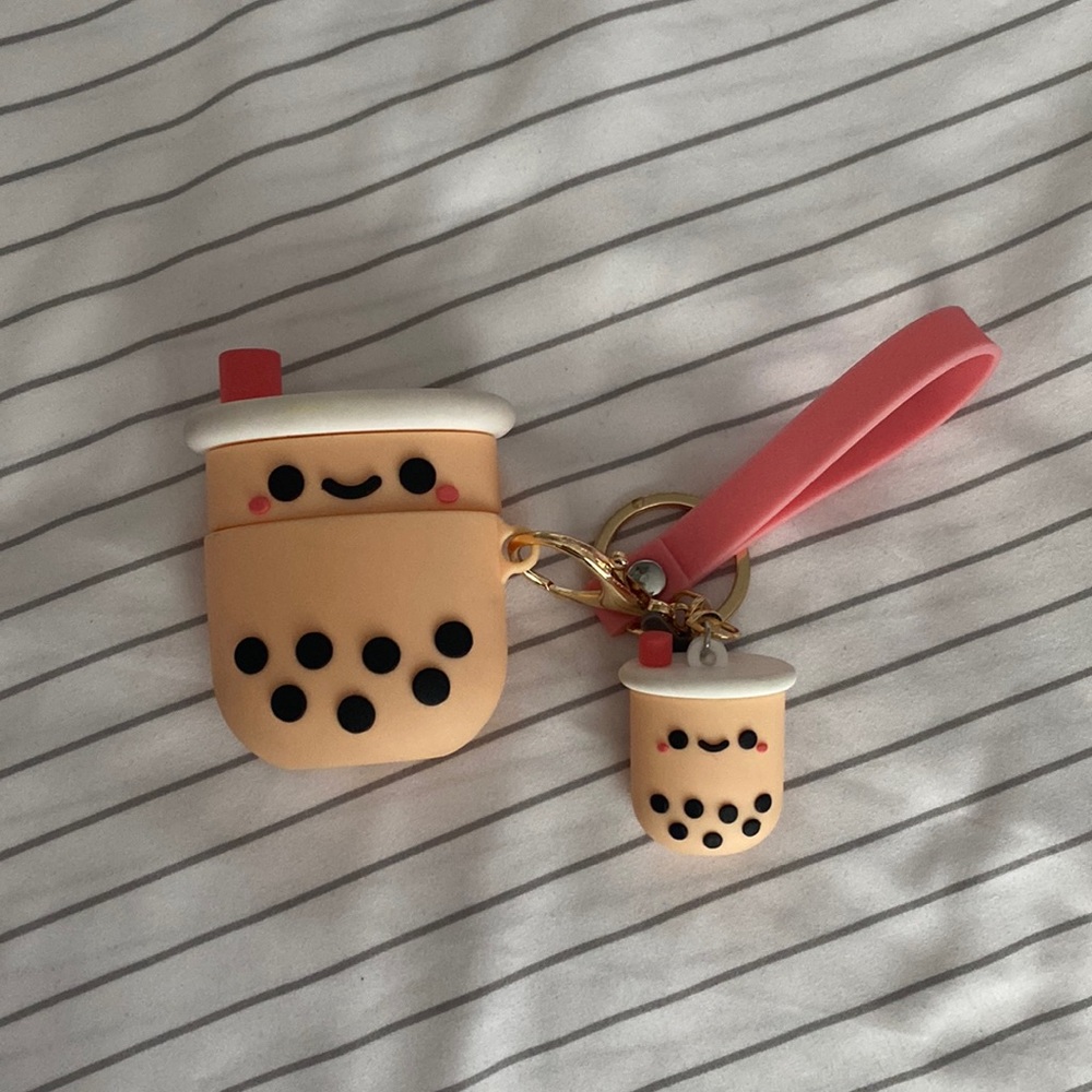 Boba Air Pod Case W/ Keychain